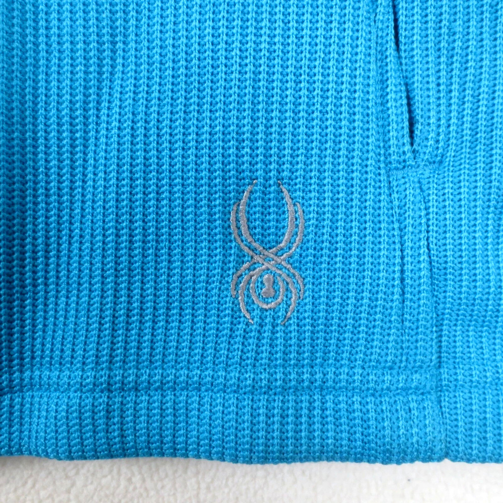 Spyder Endure Core Sweater Jacket Women's Riviera Blue Zip Pockets 508282 XL - Picture 11 of 11